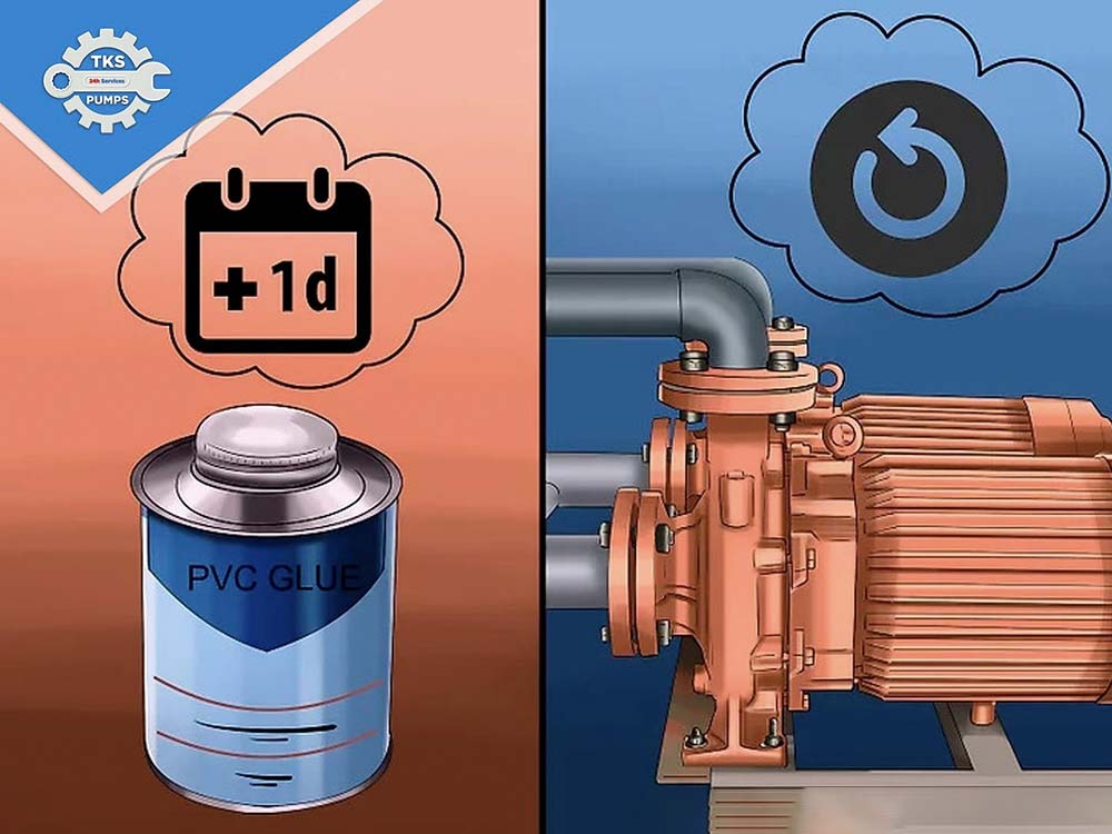 Các bước thay thế phớt cơ khí của bơm ly tâm 15 Hãy để khô keo và sơn lót PVC một ngày