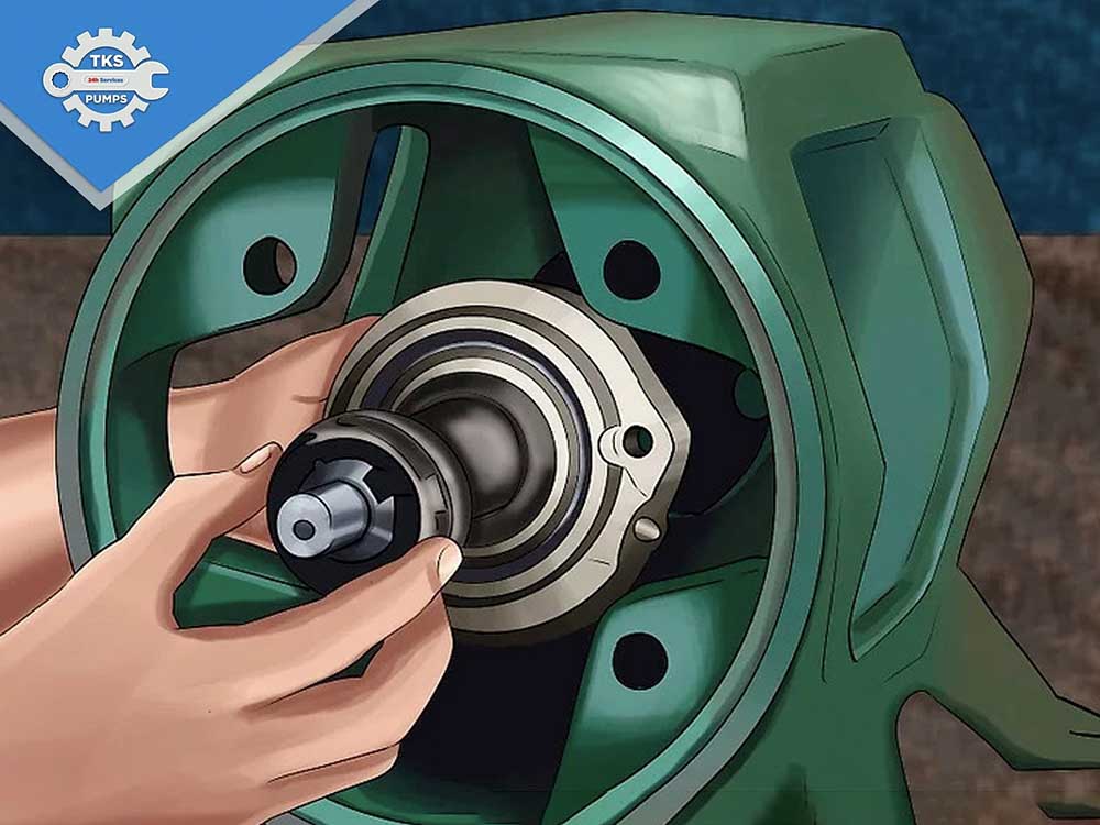 Các bước thay thế phớt cơ khí của bơm ly tâm 11 Khi lắp phớt mới hãy lưu ý không được chạm vào mặt trước của phớt