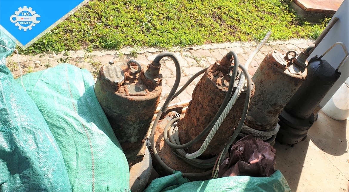 Máy bơm bị sự cố