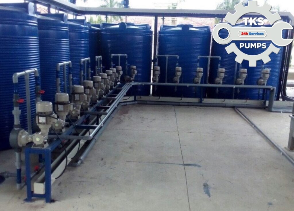 Ứng dụng bơm định lượng hoá chất